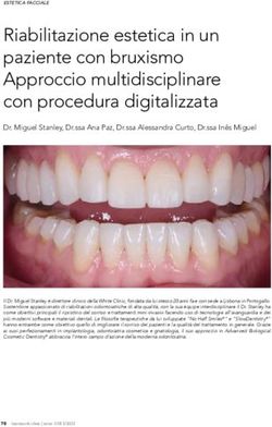 Riabilitazione estetica in un paziente con bruxismo Approccio multidisciplinare con procedura digitalizzata