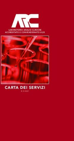 CARTA DEI SERVIZI - Laboratorio Analisi Mestre