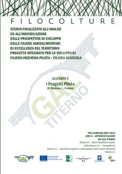 I Progetti Pilota (G. Nardone, L. Barone) - Gal Titerno