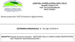 AZIENDA OSPEDALIERA DEI COLLI - 80131 NAPOLI - Ospedali dei Colli