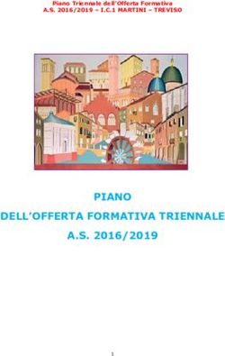 PIANO DELL'OFFERTA FORMATIVA TRIENNALE A.S. 2016/2019 - A.S. 2016/2019 - I.C.1 MARTINI - TREVISO Piano Triennale dell'Offerta Formativa - Istituto ...