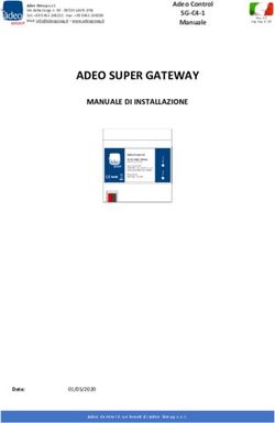 ADEO SUPER GATEWAY MANUALE DI INSTALLAZIONE - Adeo Group
