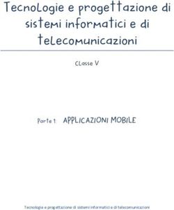 Tecnologie e progettazione di sistemi informatici e di telecomunicazioni - Parte 1: APPLICAZIONI MOBILE