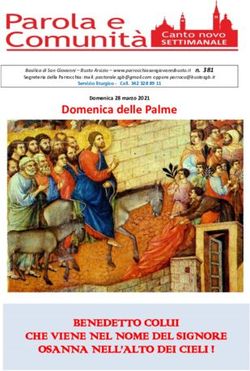 Domenica delle Palme - BENEDETTO COLUI CHE VIENE NEL NOME DEL SIGNORE OSANNA NELL'ALTO DEI CIELI !