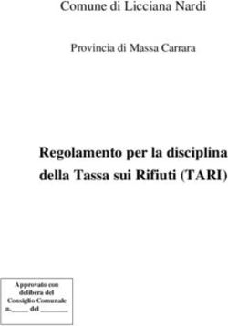 Regolamento per la disciplina della Tassa sui Rifiuti (TARI) - Comune di Licciana Nardi