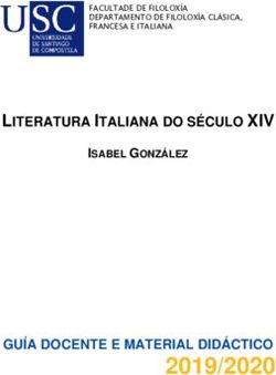 2019/2020 GUÍA DOCENTE E MATERIAL DIDÁCTICO - LITERATURA ITALIANA DO SÉCULO XIV - Usc