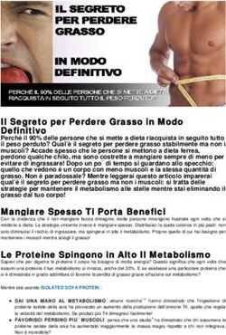 Il Segreto per Perdere Grasso in Modo Definitivo