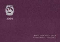HOTEL BURGGRÄFLERHOF TIME FOR YOURSELF - TIME TO RELAX