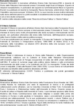 Bernardini Giovanni - Fondazione Trentina Alcide De Gasperi