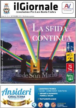 IlGiornale Associazione Pro Loco Bastia Umbra - Anno 24 - N. 4 - SETTEMBRE 2019 - Distribuzione gratuita