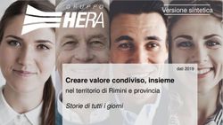 Creare valore condiviso, insieme - Versione sintetica - Gruppo Hera
