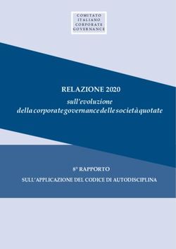 RELAZIONE 2020 sull'evoluzione della corporate governance delle societ&agrave; quotate - 8 RAPPORTO