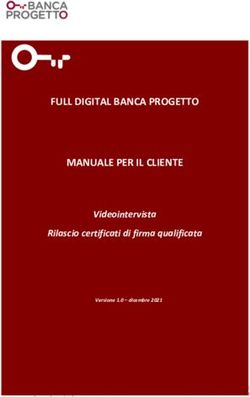 FULL DIGITAL BANCA PROGETTO MANUALE PER IL CLIENTE - Videointervista Rilascio certificati di firma qualificata