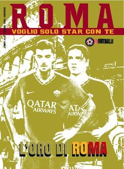 L'ORO DI ROMA - MRF O OTBALL.IT MRFOOTBALL.IT - ROMA VOGLIO SOLO STAR CON TE