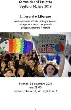 Liberarsi e Liberare Comunit&agrave; dell'Isolotto Veglia di Natale 2019 - Firenze, 24 dicembre 2019
