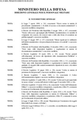 MINISTERO DELLA DIFESA - DIREZIONE GENERALE PER IL PERSONALE MILITARE - Ticonsiglio