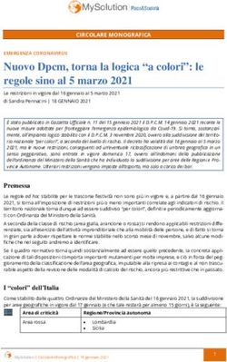 NUOVO DPCM, TORNA LA LOGICA "A COLORI": LE REGOLE SINO AL 5 MARZO 2021 - MYSOLUTION