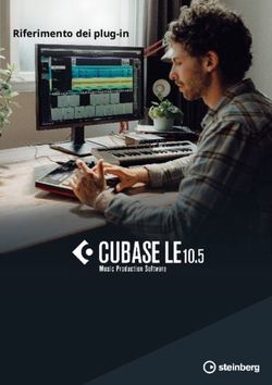 Riferimento dei plug-in - Steinberg.help