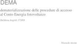 DDEEMMAA dematerializzazione delle procedure di accesso al Conto Energia fotovoltaico