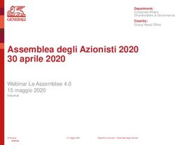 Assemblea degli Azionisti 2020 30 aprile 2020 - AIGI