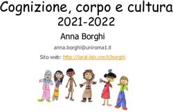 Cognizione, corpo e cultura - 2021-2022 Anna Borghi - CNR