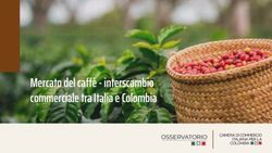 Mercato del caff&egrave; - interscambio commerciale tra Italia e Colombia - Bogota