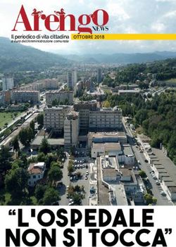 L'OSPEDALE NON SI TOCCA - OTTOBRE 2018 Il periodico di vita cittadina