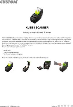 KUBE II SCANNER Lottery printers-Kube II Scanner - Custom SPA