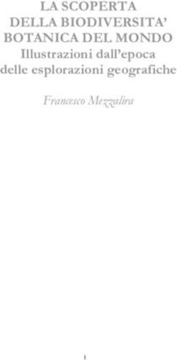 LA SCOPERTA DELLA BIODIVERSITA' BOTANICA DEL MONDO - Illustrazioni dall'epoca delle esplorazioni geografiche Francesco Mezzalira - Biblioteca La Vigna