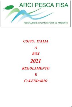 2021 COPPA ITALIA A BOX REGOLAMENTO E CALENDARIO