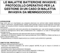 LE MALATTIE BATTERICHE INVASIVE: PROTOCOLLO OPERATIVO PER LA GESTIONE DI UN CASO DI MALATTIA INVASIVA DA MENINGOCOCCO - FIMP Roma