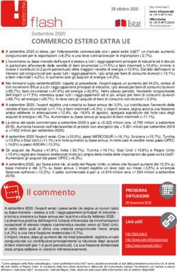 COMMERCIO ESTERO EXTRA UE - Settembre 2020 - Istat