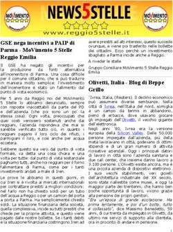 GSE NEGA INCENTIVI A PAIP DI PARMA - MOVIMENTO 5 STELLE REGGIO EMILIA