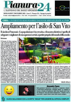 Ampliamento per l'asilo di San Vito - Pianura24
