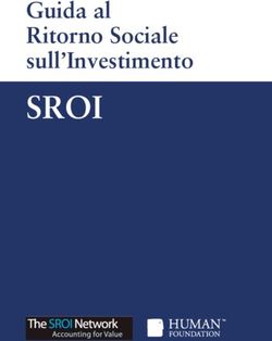 SROI Guida al Ritorno Sociale sull'Investimento - Human Foundation