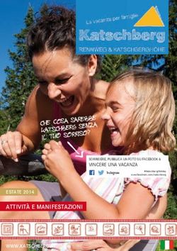 L KATSCHBERG SENZA IL TUO SORRISO? - ATTIVITÀ E MANIFESTAZIONI