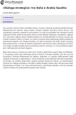 "Dialogo strategico" tra Italia e Arabia Saudita - Global ...