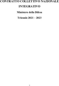 CONTRATTO COLLETTIVO NAZIONALE INTEGRATIVO - Ministero della Difesa Triennio 2021 2023 - Flp ...