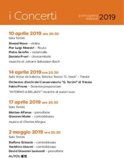 I Concerti - Conservatorio Tartini