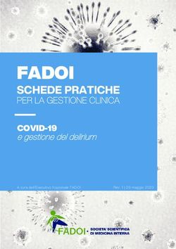 FADOI SCHEDE PRATICHE PER LA GESTIONE CLINICA - COVID-19