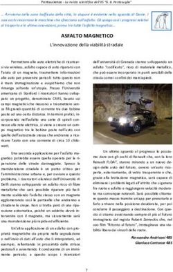 ASFALTO MAGNETICO L'innovazione della viabilità stradale