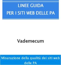 Vademecum Misurazione della qualità dei siti web delle PA