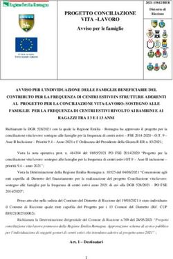 PROGETTO CONCILIAZIONE VITA -LAVORO - Avviso per le famiglie