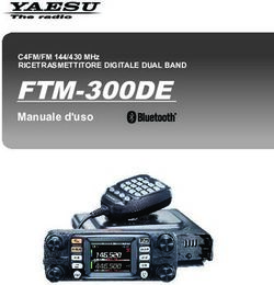 FTM-300DE MANUALE D'USO - C4FM/FM 144/430 MHZ RICETRASMETTITORE DIGITALE DUAL BAND - WIMO