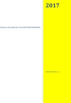 2017 Relazione sulla qualit&agrave; dei servizi della FERROTRAMVIARIA