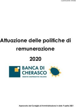 Attuazione delle politiche di remunerazione 2020 - Banca di ...