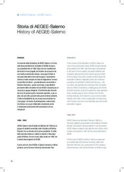 Storia di AEGEE-Salerno History of AEGEE-Salerno