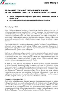 Nota Stampa - Gruppo FS Italiane
