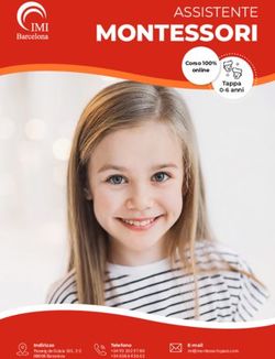 MONTESSORI ASSISTENTE - Corso 100% online