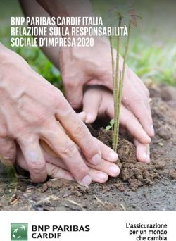 BNP PARIBAS CARDIF ITALIA RELAZIONE SULLA RESPONSABILIT&Agrave; SOCIALE D'IMPRESA 2020